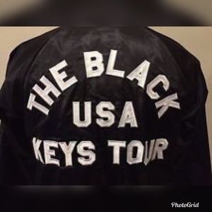 The Black Keys USA Tour Satin Bomber Jacket